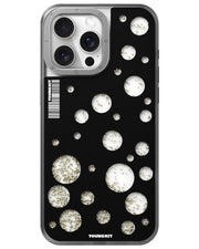 YoungKit Polka Dots iPhone 15 Pro Cover Case - Black (Original)