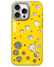 YoungKit Polka Dots iPhone 15 Pro Cover Case - Yellow (Original)