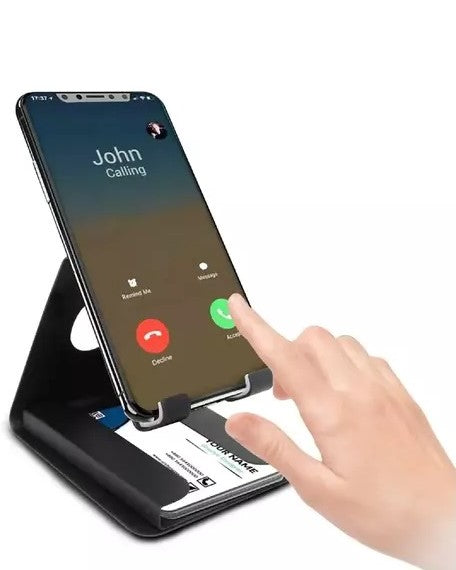 Premium Mobile Stand with Visiting Cards Holder
