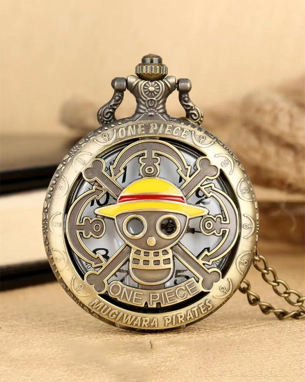 Mugiwara Pirates Keychain with Pocket Watch