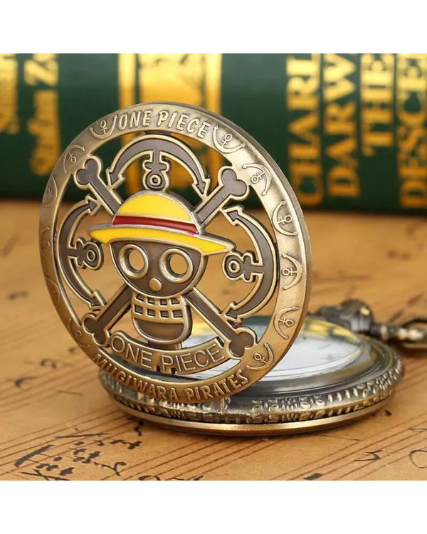 Mugiwara Pirates Keychain with Pocket Watch