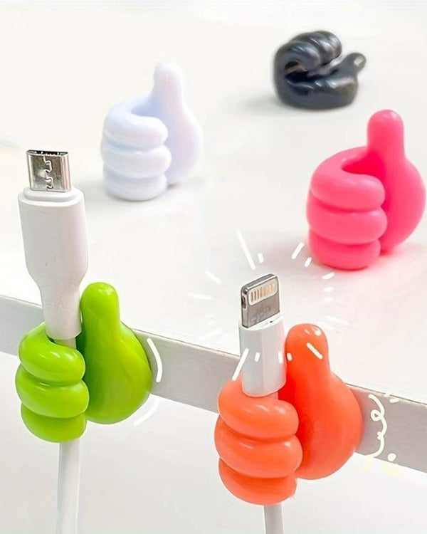 Wall Mounted Silicone Thumb Holder Set of 10
