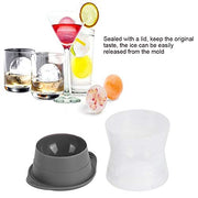 Sphere Ice Molds -Food Grade Silicone Quick freezing Ice Ball Maker Whiskey Round Ice Molding Tool for Home