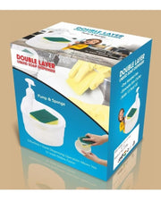 2 in 1 Liquid Soap Dispenser and Holder