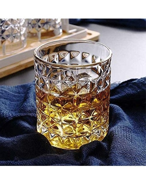 Martine Diamond Whisky Glass '300ml' - Set of 6