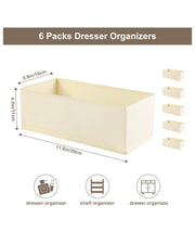 Dresser Drawer Organizers - Set of 6