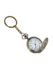 Rose Flower Pocket Watch Keychain