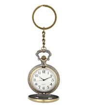 Rose Flower Pocket Watch Keychain