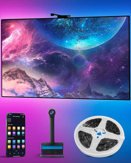 LED TV Backlight with Integrated Scanning Camera (Mobile App Control)