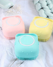 Soft Silicone Bath Brush with Hook