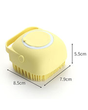 Soft Silicone Bath Brush with Hook