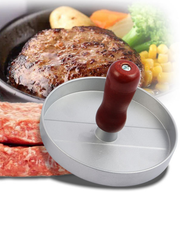 Burger Press With Wooden Handle