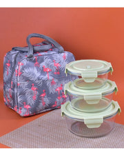 Red Cheery Food Storage Container with Air-Tight Lid - 620 ML