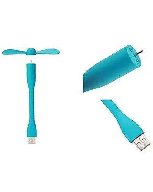 Mini USB Flexible Silcone  Fan - Set of 3