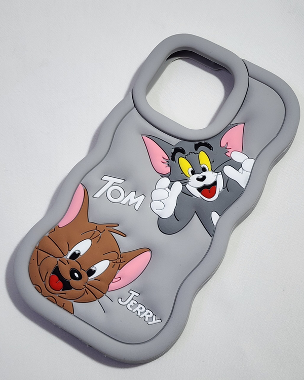 Tom & Jerry 'Grey' - iPhone Mobile Cover Case