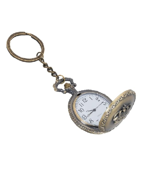 Crown Keychain with Pocket Watch