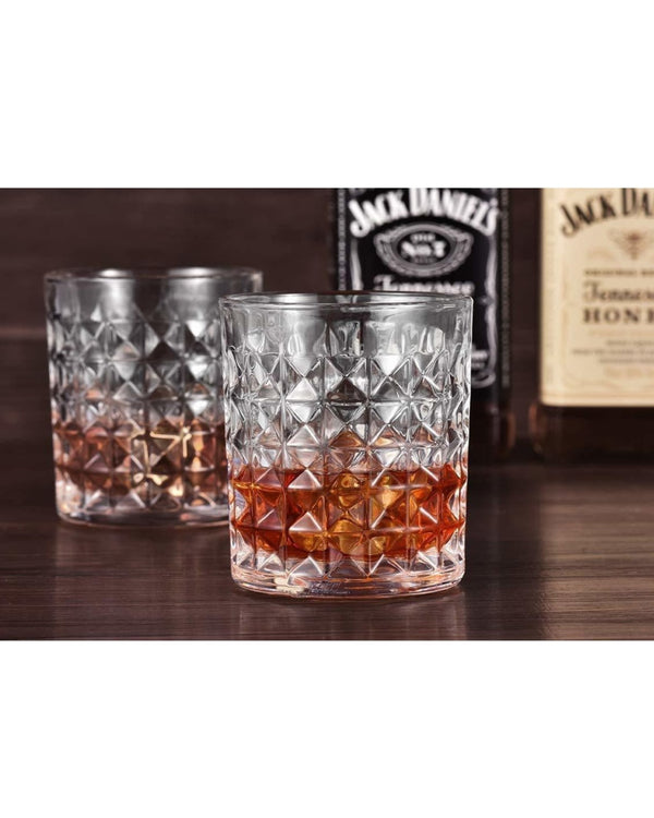 Martine Diamond Whisky Glass '300ml' - Set of 6