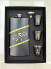 Johnnie Walker Black Label Hip Flask Gift Set