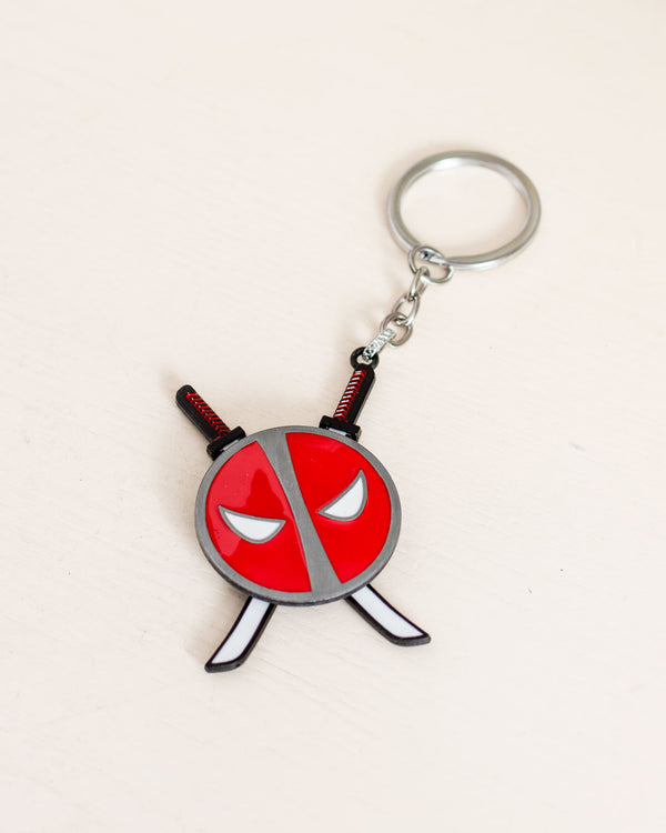 Deadpool Swords Keychain