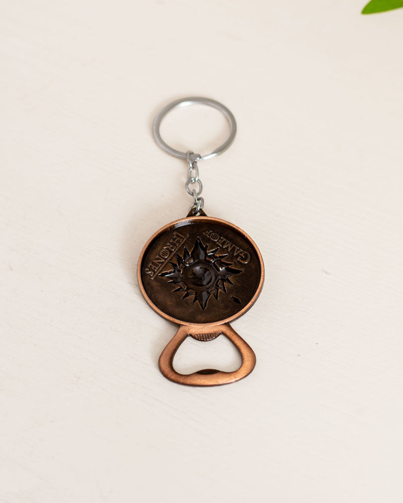 Game Of Thrones - Martell Keychain With Bottle Opener - Copper