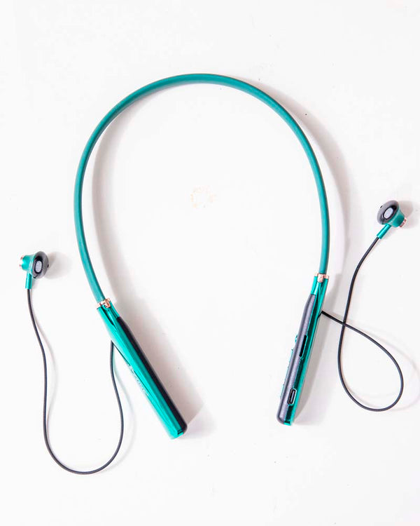 Green Neckband Headphone