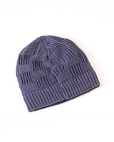 Solid Woolen Winter Cap - Grey