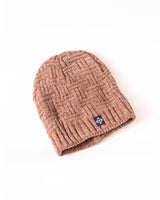 Winter Beanie Woolen Cap with Scarf Set -Brown