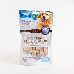 Pet Treats Milk Flavor Dental Brush - 100gm - Pack Of 5pcs