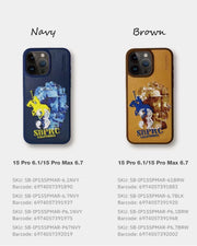 Santa Barbara Polo - Marcus Collection iPhone 15 Pro Leather Case - Brown (Original)