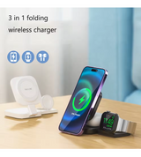 3-in-1 Wireless Charging Station for Multiple Devices