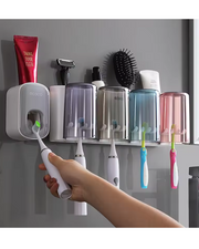 Wall Mount Toothbrush Holder Set