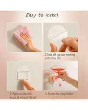 Wall Mounted Double Layer Soap Holder