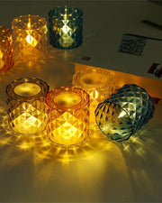 Acrylic Glass Battery Tealight