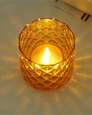 Acrylic Glass Battery Tealight