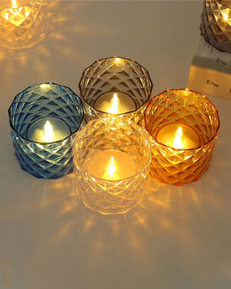 Acrylic Glass Battery Tealight