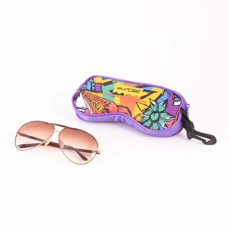 Unisex Sunglasses with Hanging Cover Case - "C5647 GSC16"