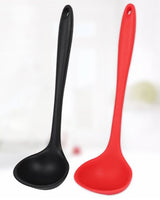 Silicone Ladle Soup Spoon - Black