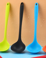 Silicone Ladle Soup Spoon - Black