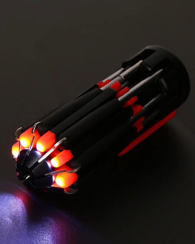 8 In 1 Screwdriver With Led Light