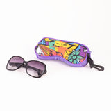 Ladies Sunglasses with Hanging Cover Case - "1439 C01 56 13-128"