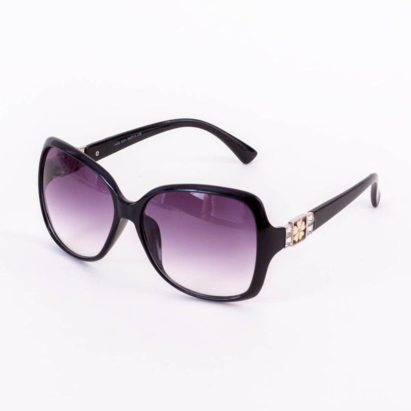 Ladies Sunglasses with Hanging Cover Case - "1439 C01 56 13-128"