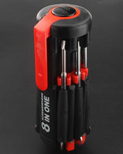 8 In 1 Screwdriver With Led Light