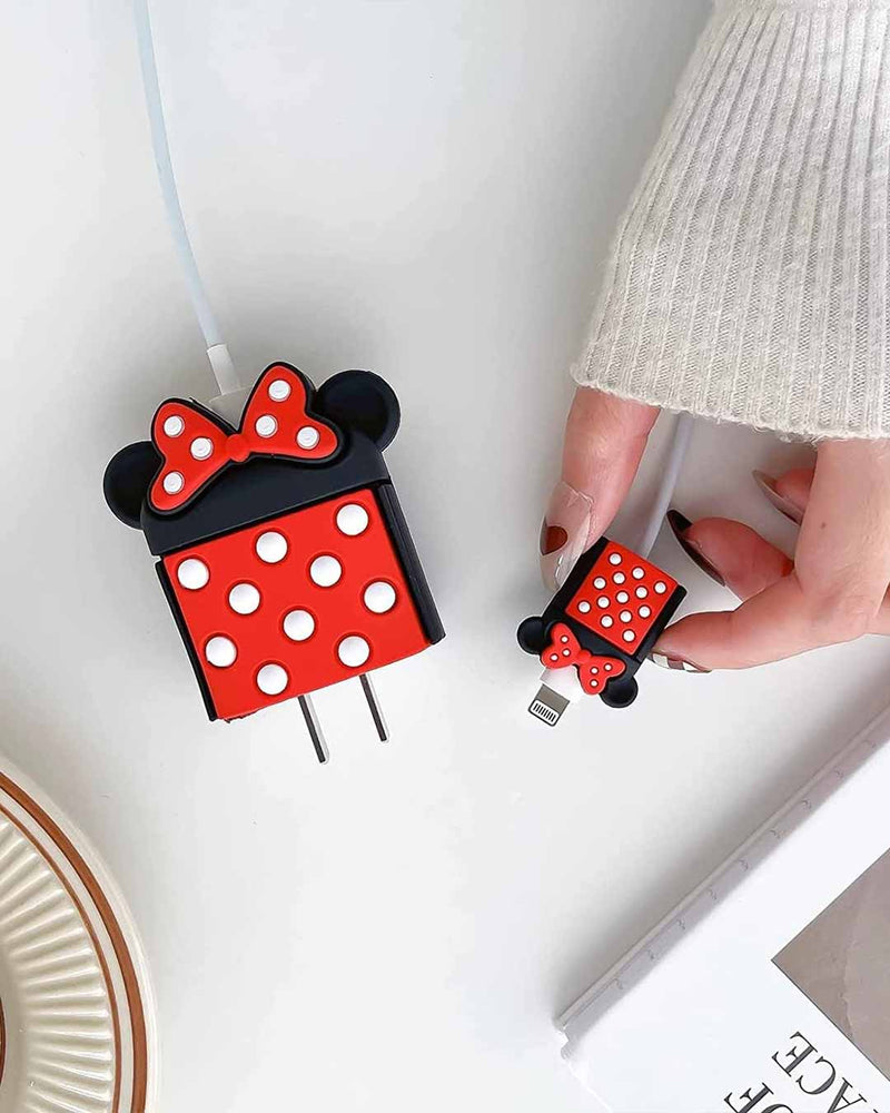 Minnie Mouse - iPhone Charger Case and Cable Protector