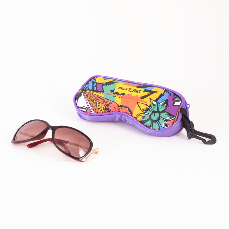 Ladies Sunglasses with Hanging Cover Case - "LETS PARTY"