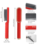 2 in 1 Hair Brush and Curler - Hair Straight Comb