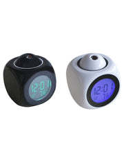 Projection Digital Alarm Clock - Black