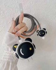 Astronaut II - iPhone Charger Case and Cable Protector - Black