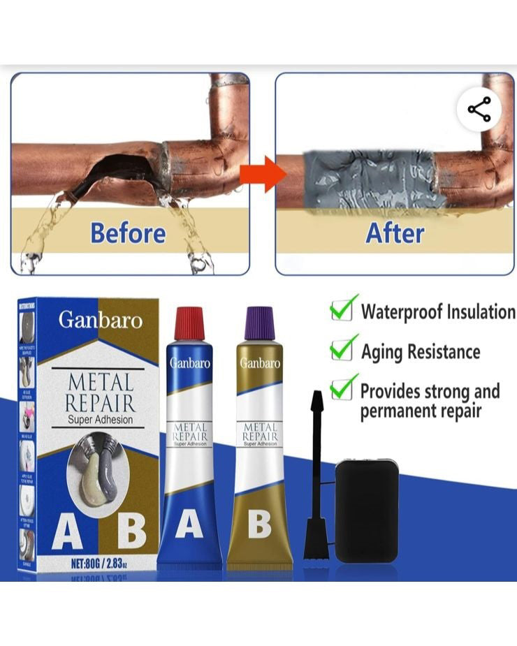 Metal Repair Super Paste Adhesive Gel