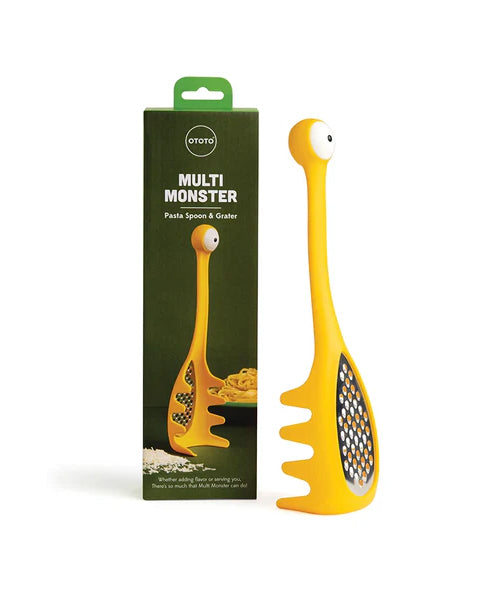 2 In 1 Multi Monster Cheese Grater & Pasta Spoon