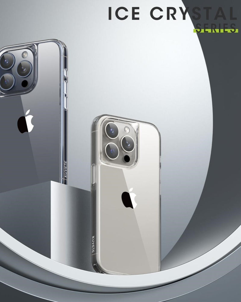 Kuvete - Ice Crystal Series - Ultra-Thin & Transparent  iPhone 15 Case - (Original)